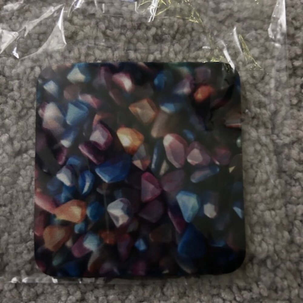 3D Colorful Rocks Coaster - NWT (1 for $6 or 2/$10)